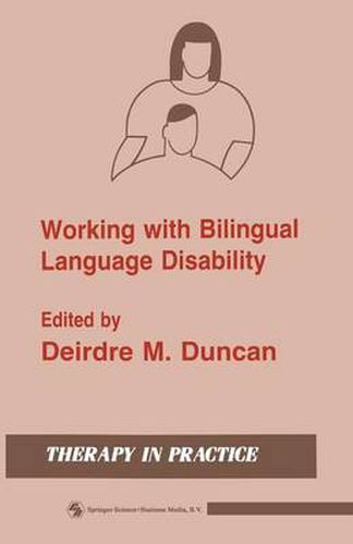 Cover image for Working with Bilingual Language Disability