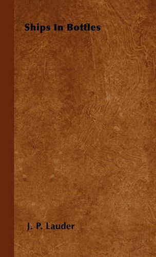 Cover image for Ships In Bottles