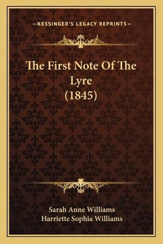 Cover image for The First Note of the Lyre (1845)