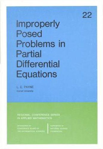 Cover image for Improperly Posed Problems in Partial Differential Equations