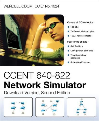 Cover image for CCENT 640-822 Network Simulator, Access Code Card