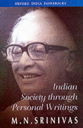 Cover image for Indian Society, Through Personal Writings