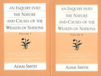 Cover image for An Inquiry into the Nature & Causes of the Wealth of Nations: Volumes 1 & 2