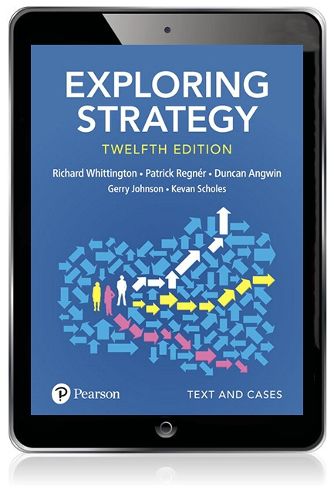 Cover image for Exploring Strategy, Text & Cases