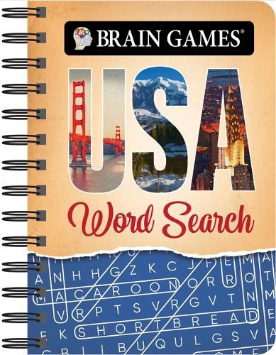 Cover image for Brain Games - To Go - USA Word Search