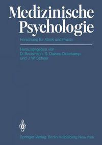 Cover image for Medizinische Psychologie