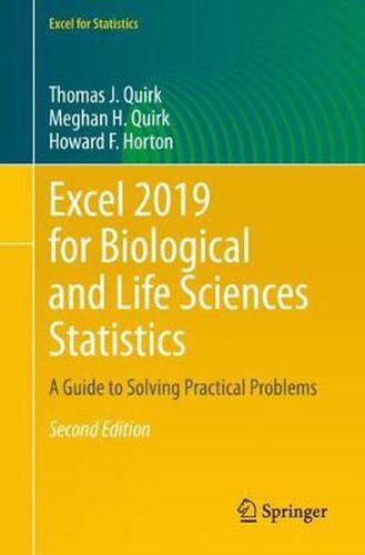 Cover image for Excel 2019 for Biological and Life Sciences Statistics: A Guide to Solving Practical Problems