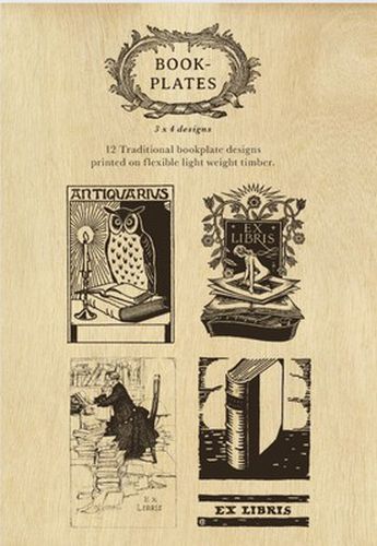 Timber Bookplates Ex Libris - Owl