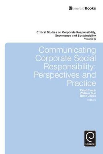 Cover image for Communicating Corporate Social Responsibility: Perspectives and Practice