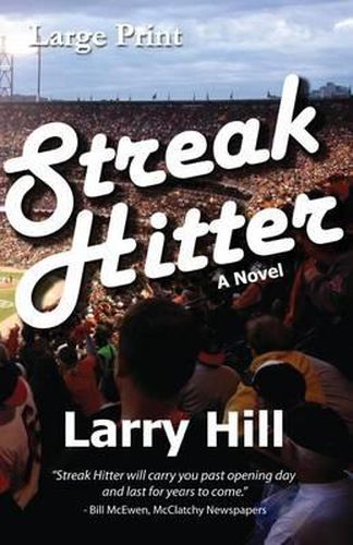 Cover image for Streak Hitter Large Print