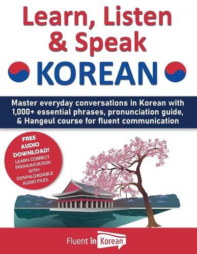 Cover image for Learn, Listen & Speak Korean