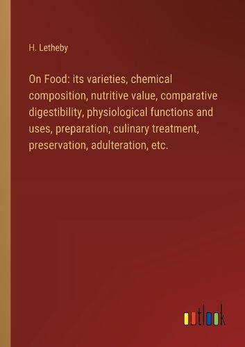 Cover image for On Food