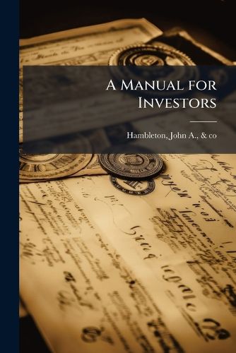 Cover image for A Manual for Investors