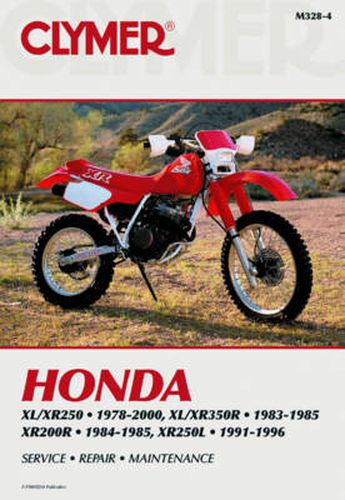 Cover image for Clymer Honda Xl/Xr250 1978-2000