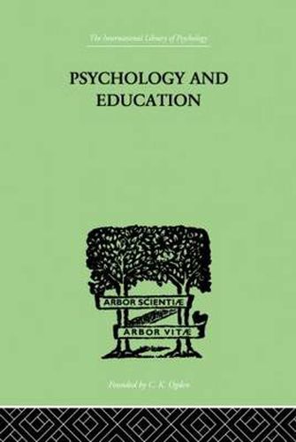 Cover image for Psychology And Education