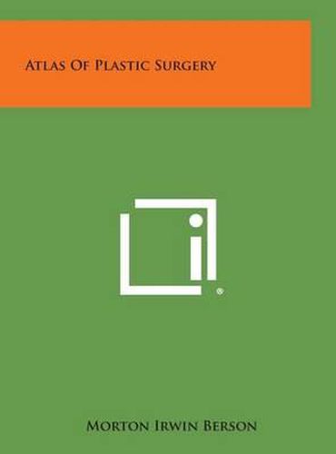 Cover image for Atlas of Plastic Surgery