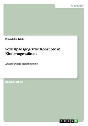 Cover image for Sexualpadagogische Konzepte in Kindertagesstatten: Analyse zweier Praxisbeispiele