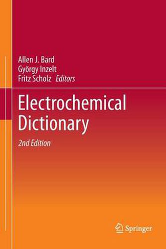 Cover image for Electrochemical Dictionary