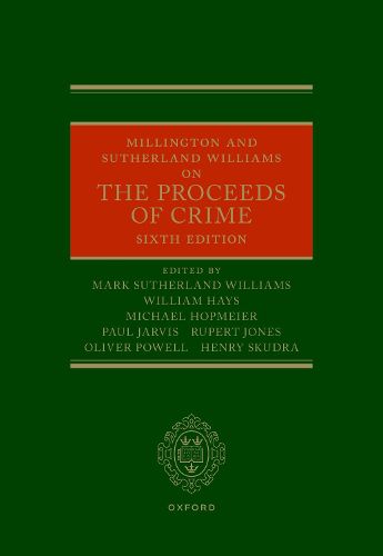 Millington and Sutherland Williams on the Proceeds of Crime