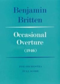 Cover image for Occasional Overture: (Score)