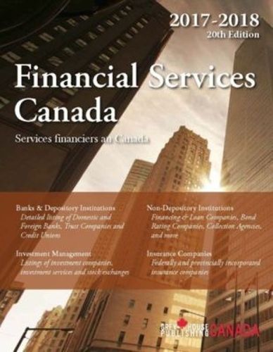 Cover image for Financial Services Canada, 2017/2018