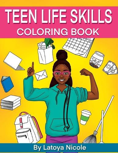 Cover image for Teen Life Skills Coloring Book