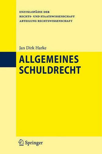 Cover image for Allgemeines Schuldrecht