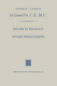 Cover image for Studies in Penology / Etudes Penologiques