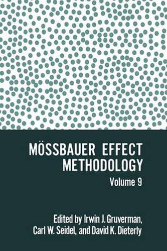 Cover image for Moessbauer Effect Methodology