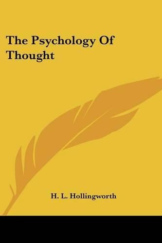 The Psychology of Thought