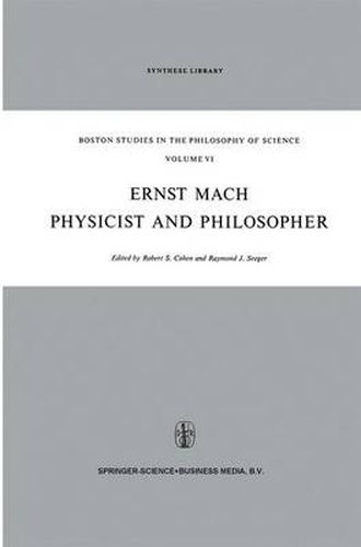 Ernst Mach: Physicist and Philosopher