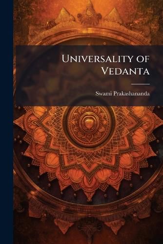 Cover image for Universality of Vedanta