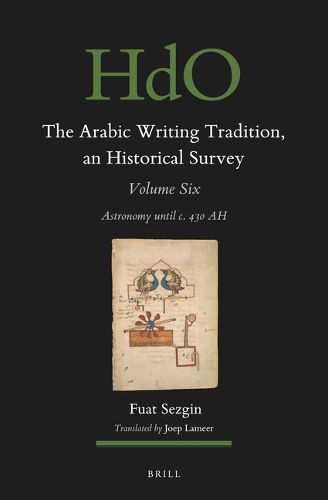 Cover image for The Arabic Writing Tradition, an Historical Survey, Volume 6