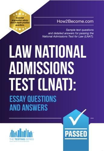 Cover image for Law National Admissions Test (LNAT): Essay Questions and Answers