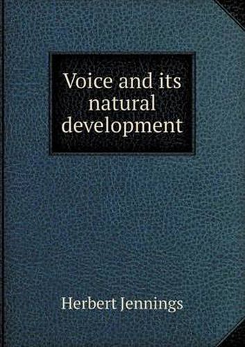 Cover image for Voice and its natural development