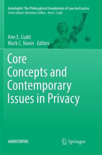 Cover image for Core Concepts and Contemporary Issues in Privacy