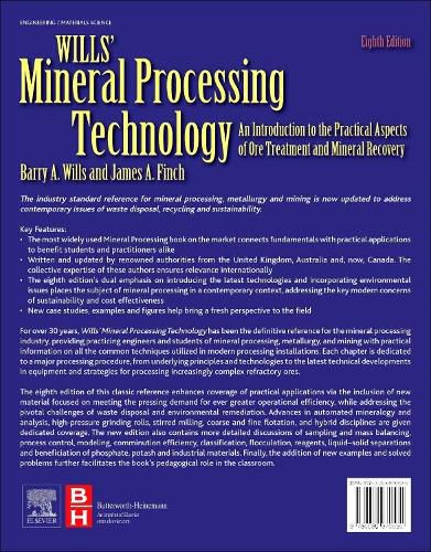 Wills' Mineral Processing Technology: An Introduction to the Practical Aspects of Ore Treatment and Mineral Recovery