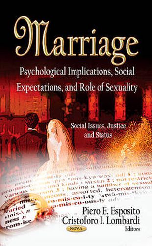 Cover image for Marriage: Psychological Implications, Social Expectations & Role of Sexuality