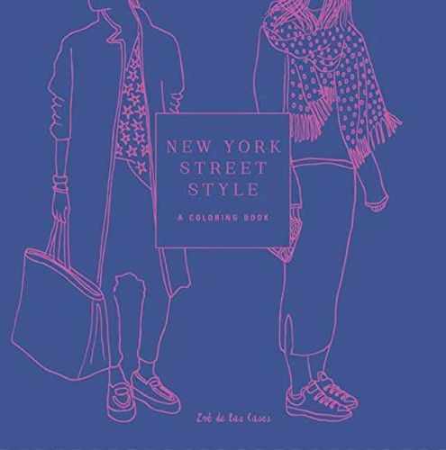 Cover image for New York Street Style: A Coloring Book