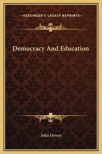 Cover image for Democracy and Education