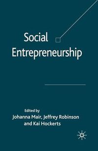 Cover image for Social Entrepreneurship