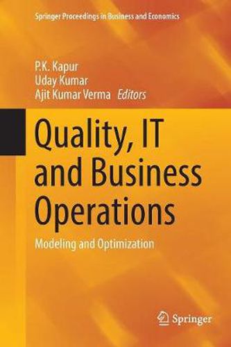 Cover image for Quality, IT and Business Operations: Modeling and Optimization