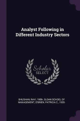 Cover image for Analyst Following in Different Industry Sectors
