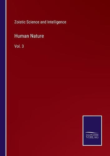 Cover image for Human Nature: Vol. 3