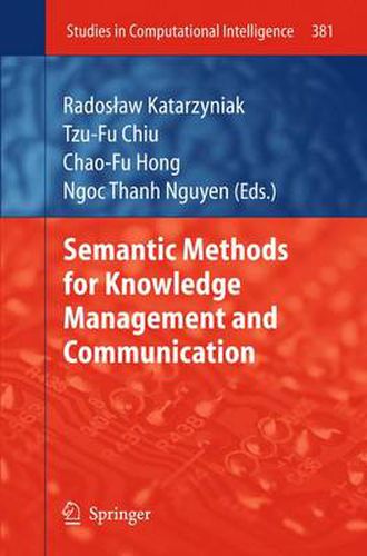 Cover image for Semantic Methods for Knowledge Management and Communication