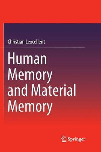 Cover image for Human Memory and Material Memory