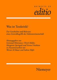 Cover image for Was Ist Textkritik?