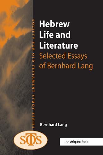 Cover image for Hebrew Life and Literature: Selected Essays of Bernhard Lang