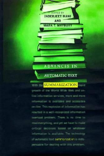 Cover image for Advances in Automatic Text Summarization