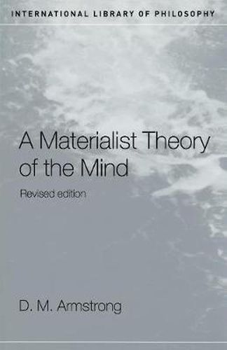 Cover image for A Materialist Theory of the Mind